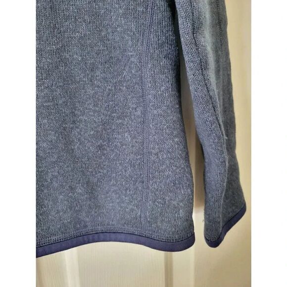 Patagonia Women Better Sweater Fleece Lined Navy pullover in Sz M 1/4 Zip - Picture 5 of 10